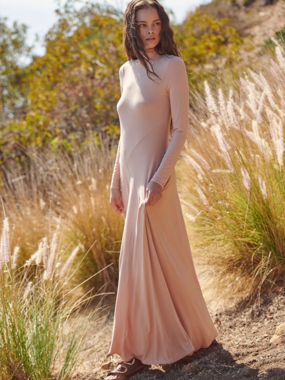 Free People Free-est Pescado Maxi Dress Natural M NEW WITH TAGS